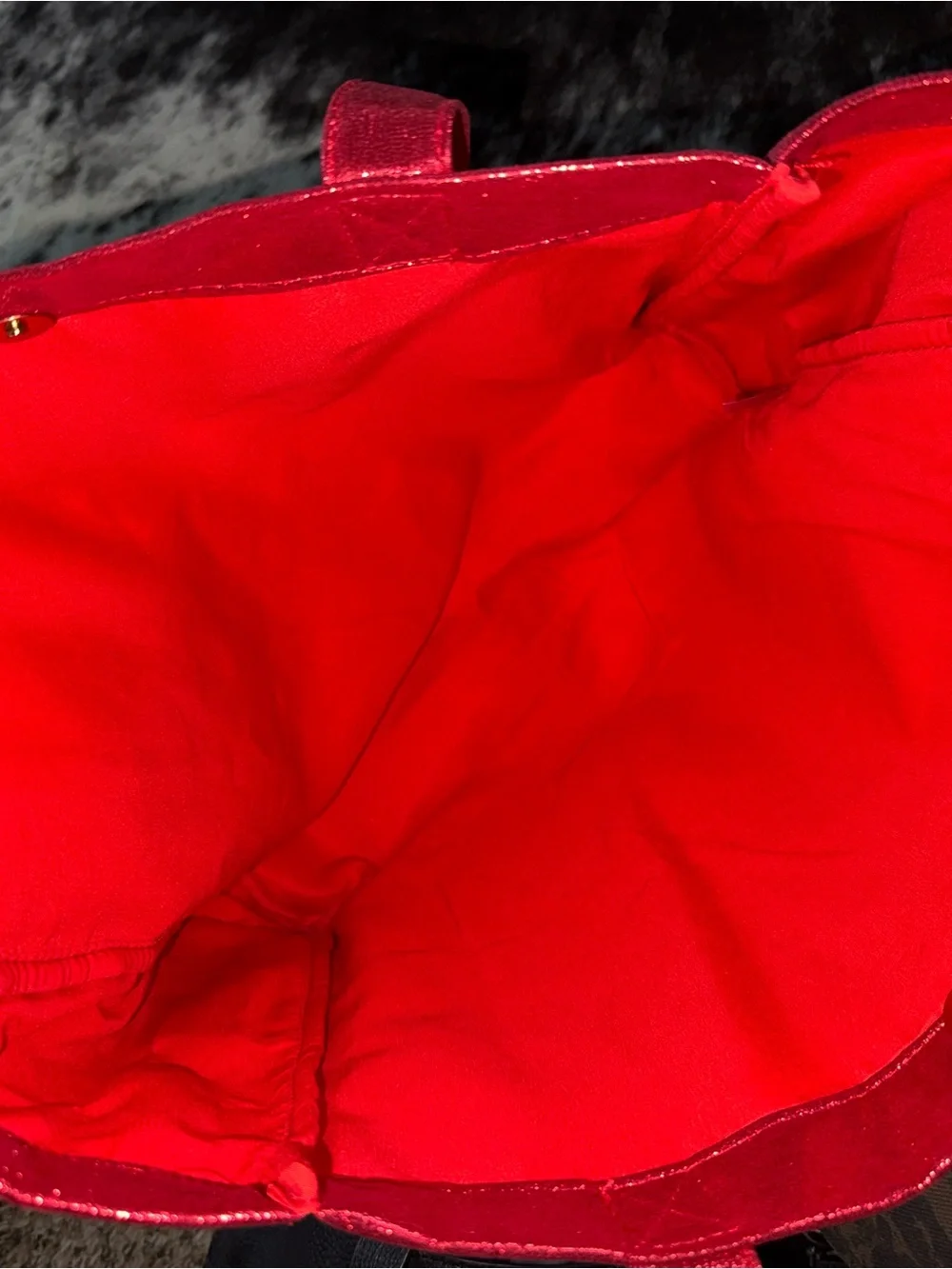 Marc Jacobs Red Shimmer Daisy Tote